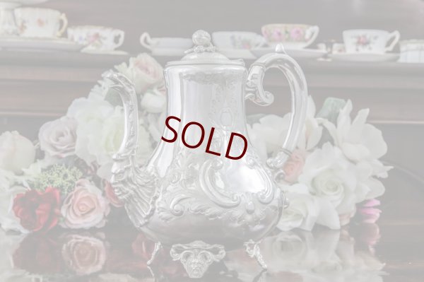 画像9: シルバープレート製　ヴィクトリア時代後期　ルイスタイル　ティー＆コーヒーセット