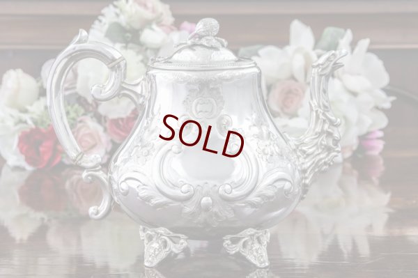 画像5: シルバープレート製　ヴィクトリア時代後期　ルイスタイル　ティー＆コーヒーセット