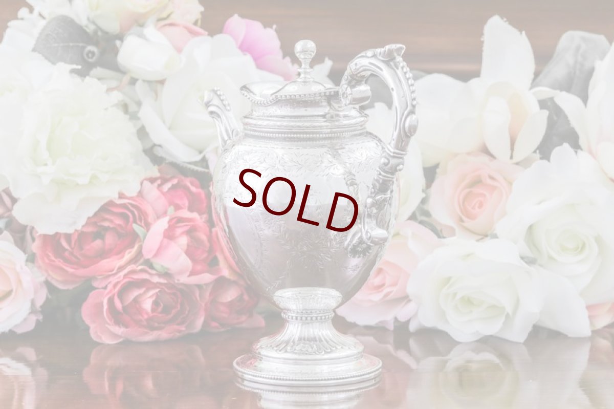 画像4: 純銀製（925）1873年　ネオクラシックスタイル　バチェラーサイズ　ティーセット (4)