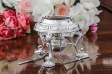 画像12: 純銀製（925）1915年　ロココスタイル　お花の摘み　お花のガーランド　ティーケトル (12)