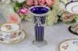 画像1: 純銀製（925）1904年 エルキントン リボンとお花のガーランド装飾　花瓶 (1)