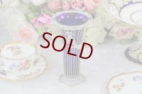 純銀製（925）1904年 エルキントン リボンとお花のガーランド装飾　花瓶