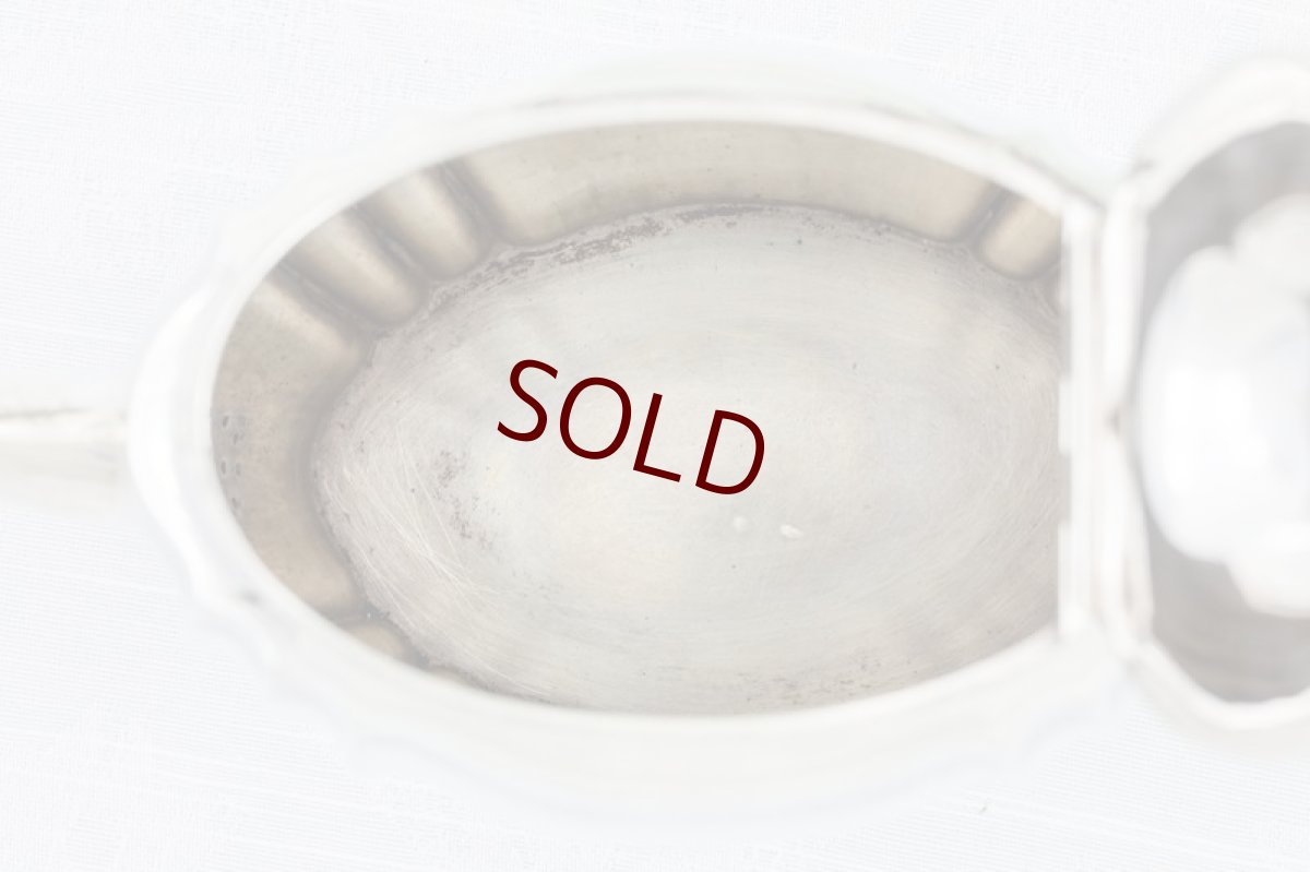 画像8: 純銀製(925) 1880年 アンティークシルバー ハンドメイド バチェラーサイズ ティーポット (8)