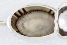 画像8: 純銀製(925) 1880年 アンティークシルバー ハンドメイド バチェラーサイズ ティーポット (8)