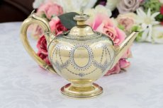 画像5: 純銀製(925)　金鍍金　パーセルギルド　バチェラーサイズ　ティー３点セット (5)