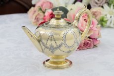 画像4: 純銀製(925)　金鍍金　パーセルギルド　バチェラーサイズ　ティー３点セット (4)