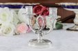 画像9: 純銀製(950) フランス製　ファーストミネルヴァ　ペア　薔薇のガーランド　キャンデラ―ブラー