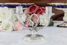 画像8: 純銀製(950) フランス製　ファーストミネルヴァ　ペア　薔薇のガーランド　キャンデラ―ブラー (8)