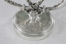 画像10: 純銀製(950) フランス製　ファーストミネルヴァ　ペア　薔薇のガーランド　キャンデラ―ブラー (10)