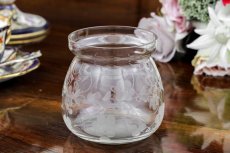 画像4: 純銀製(925)アメリカンC.1930 薔薇とお花の打ち出し　ジャムポット＆スプーン (4)