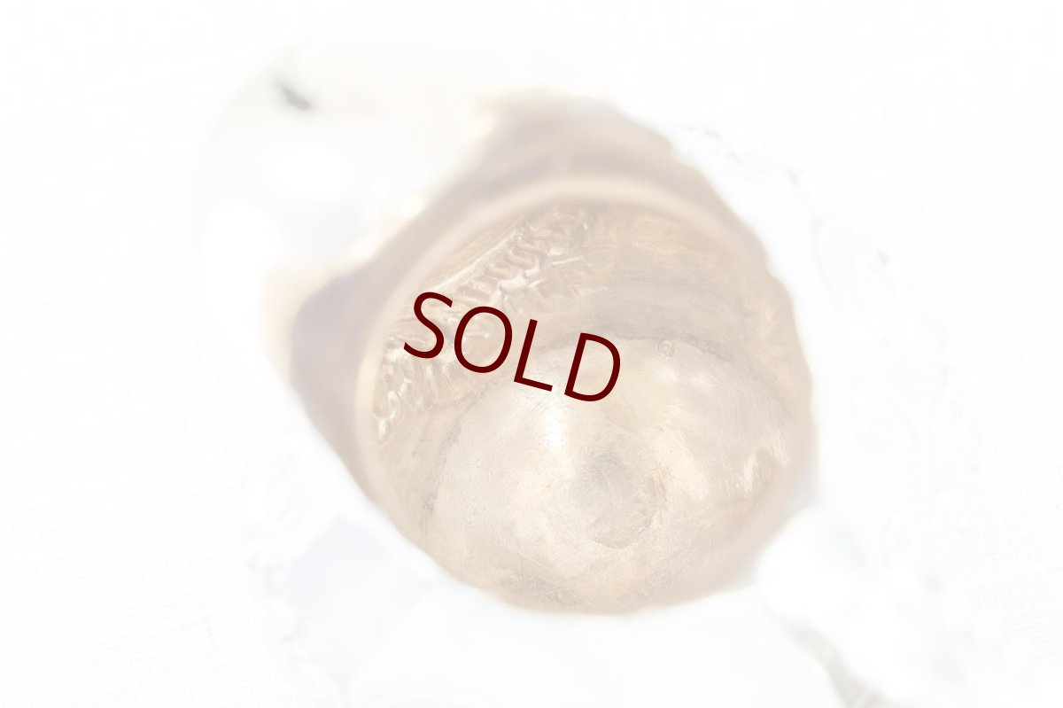 画像8: 純銀製(925) 1895年ロココスタイル　バチェラーサイズクリームジャグ＆シュガーポット (8)