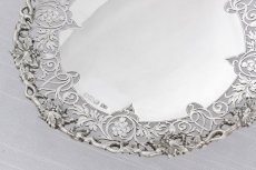 画像3: 純銀製(925) 1948年　葡萄と葉、スクロールの透かし細工ボンボンディッシュ/ミニコンポ―ト (3)