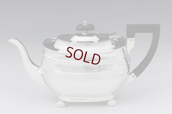 画像2: 純銀製(925)1908年　エドウォーディアン　バチェラーサイズ　ティーポット