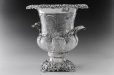 画像2: 純銀製（925）1901年 特級 ウェッブスタイル インタリオ エングレービング クリスタルグラス シャンパン クーラー  (2)