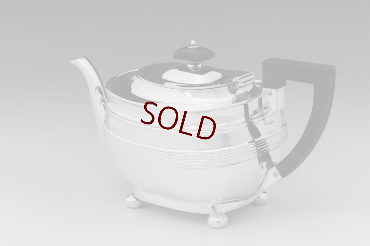 画像4: 純銀製(925)1908年　エドウォーディアン　バチェラーサイズ　ティーポット (4)