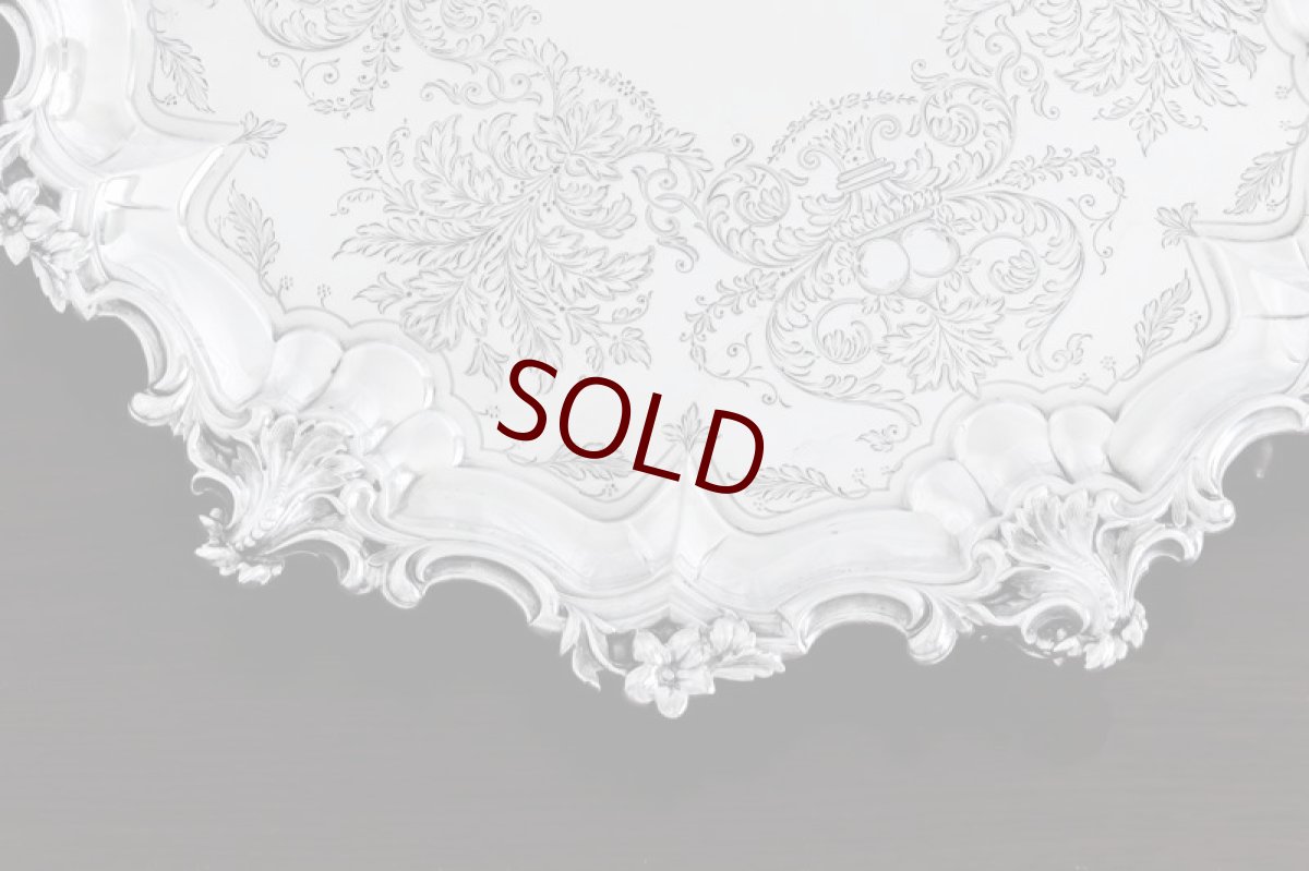 画像3: 純銀製（９２５）1904年　バーナード　手彫り彫刻サルヴァ　33cm (3)