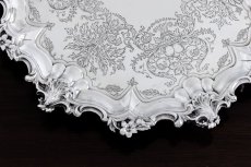 画像3: 純銀製（９２５）1904年　バーナード　手彫り彫刻サルヴァ　33cm (3)