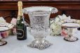 画像15: 純銀製（925）1901年 特級 ウェッブスタイル インタリオ エングレービング クリスタルグラス シャンパン クーラー 