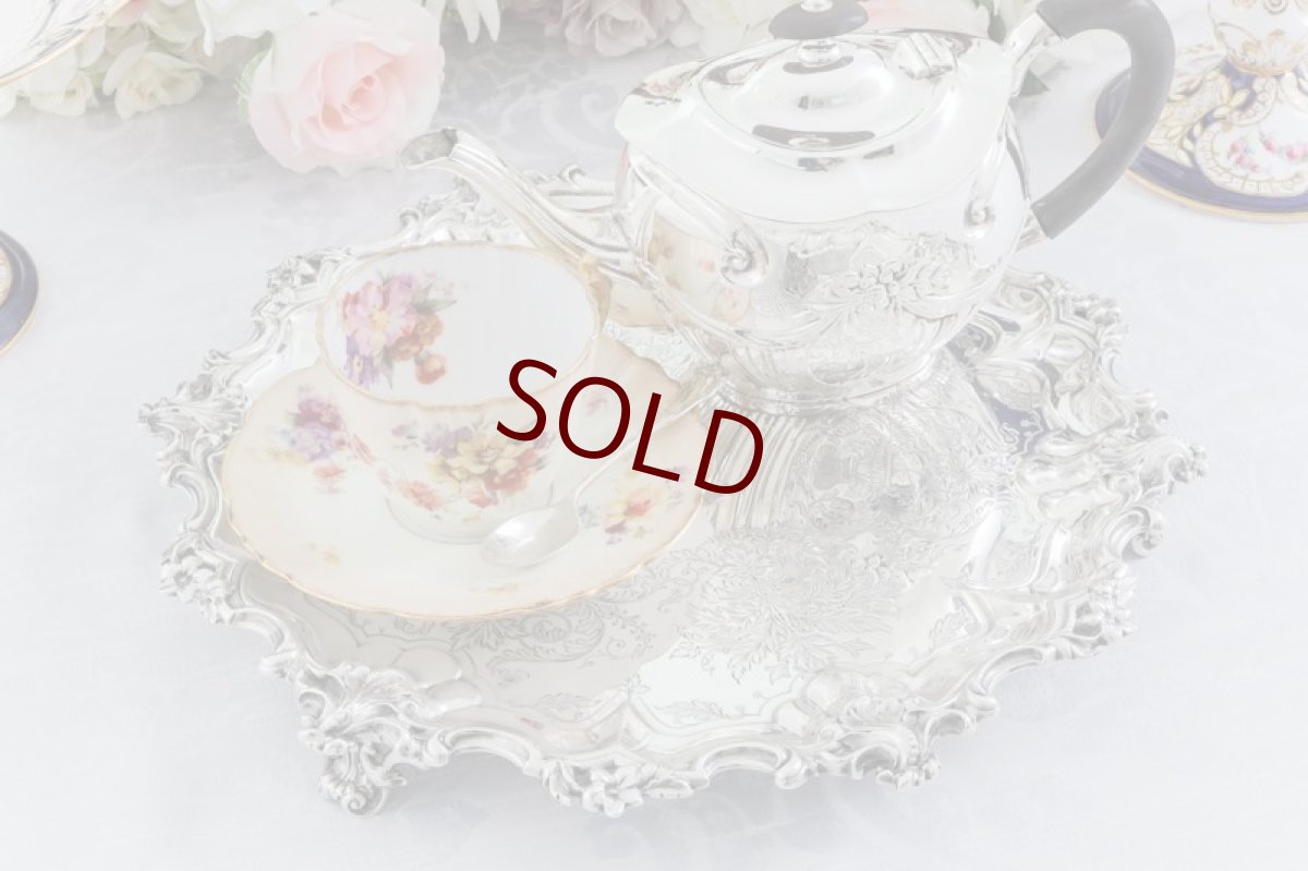 画像7: 純銀製（９２５）1904年　バーナード　手彫り彫刻サルヴァ　33cm (7)