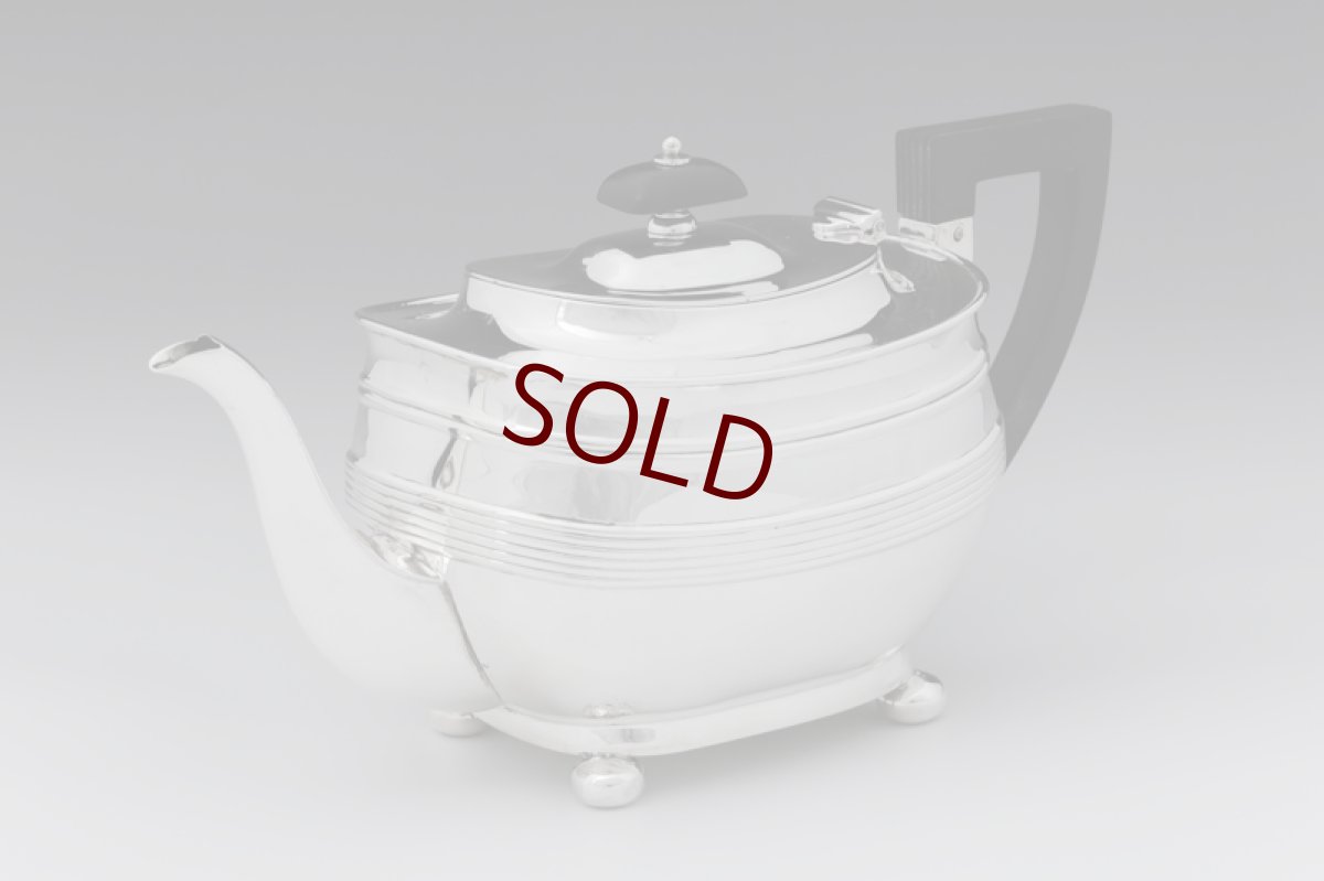 画像3: 純銀製(925)1908年　エドウォーディアン　バチェラーサイズ　ティーポット (3)