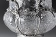 画像8: 純銀製（925）1901年 特級 ウェッブスタイル インタリオ エングレービング クリスタルグラス シャンパン クーラー 