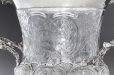 画像7: 純銀製（925）1901年 特級 ウェッブスタイル インタリオ エングレービング クリスタルグラス シャンパン クーラー  (7)
