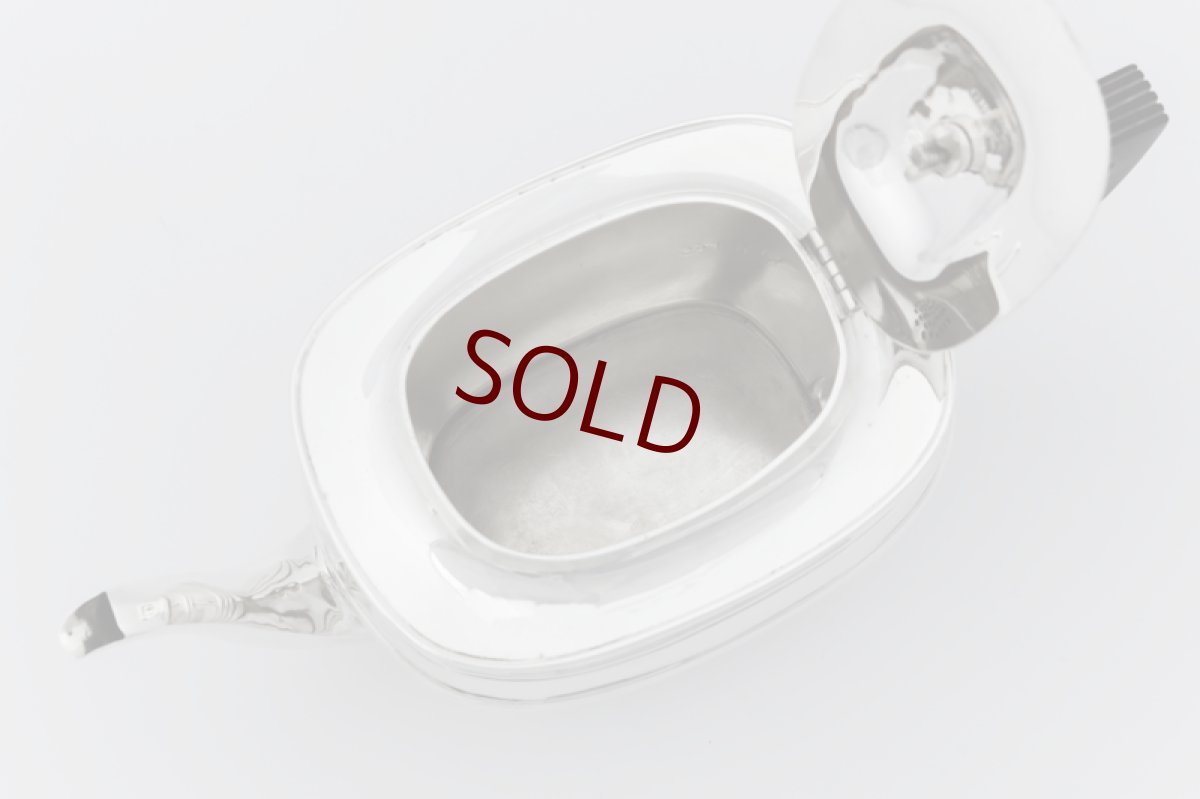 画像7: 純銀製(925)1908年　エドウォーディアン　バチェラーサイズ　ティーポット (7)