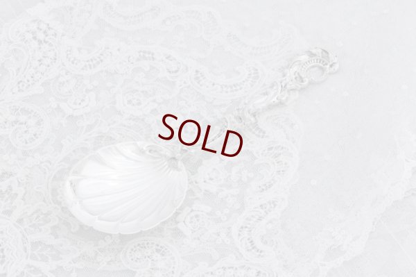 画像6: 純銀製(925) 1894年　ロココスタイル　ペア　サービングスプーンセット