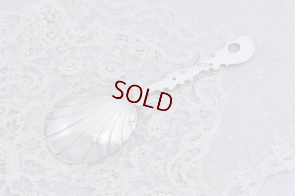 画像5: 純銀製(925) 1894年　ロココスタイル　ペア　サービングスプーンセット