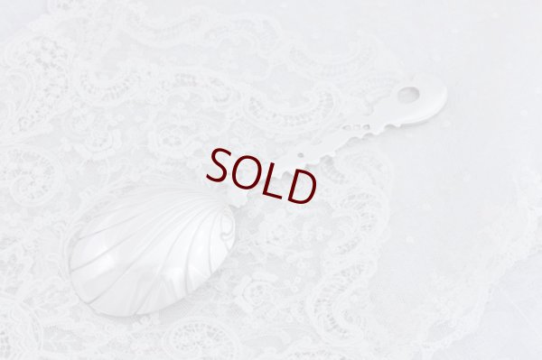 画像7: 純銀製(925) 1894年　ロココスタイル　ペア　サービングスプーンセット