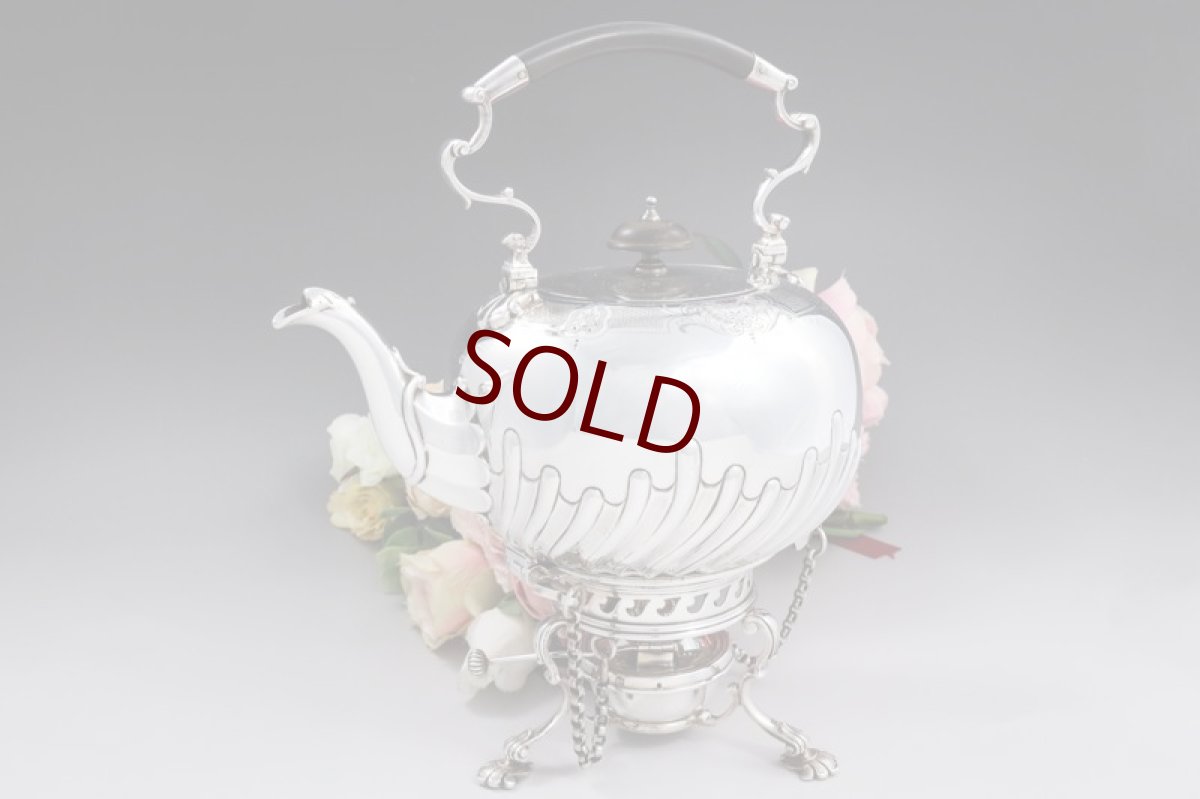 画像8: シルバープレート製1903年　エルキントン作　バチェラーサイズ　ティーケトル (8)