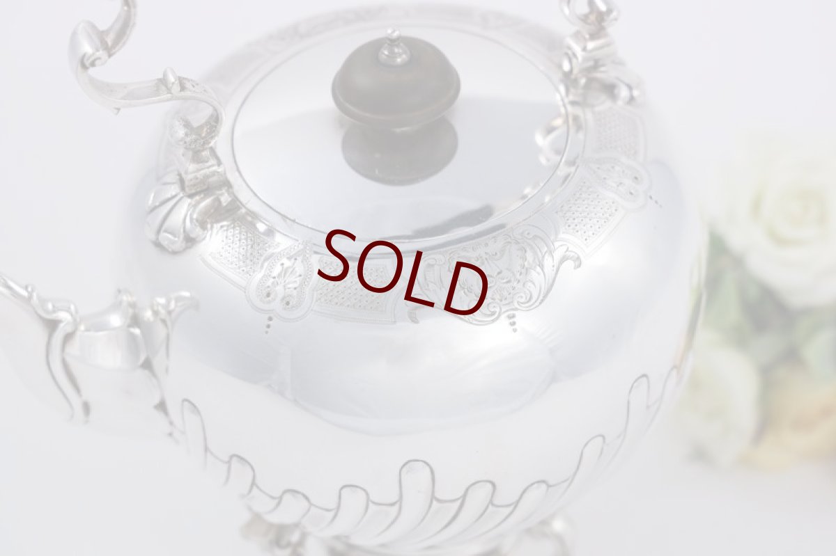 画像3: シルバープレート製1903年　エルキントン作　バチェラーサイズ　ティーケトル (3)