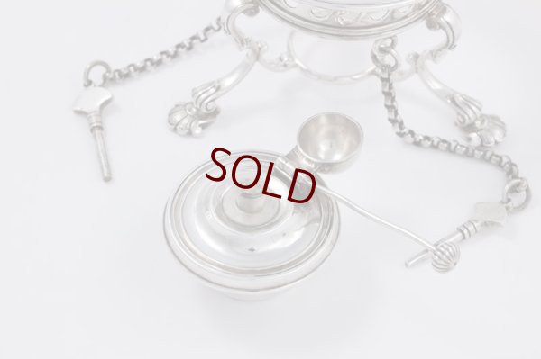 画像6: シルバープレート製1903年　エルキントン作　バチェラーサイズ　ティーケトル