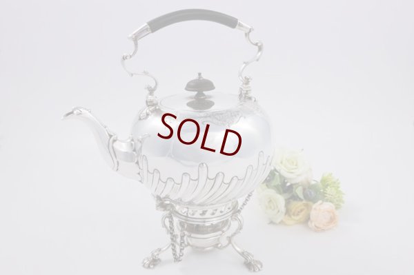 画像2: シルバープレート製1903年　エルキントン作　バチェラーサイズ　ティーケトル