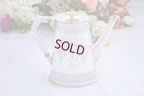 画像5: シルバープレート製1895年 特級 エルキントン　ティー＆コーヒー４点セット