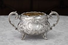 画像14: 純銀製(925) 1863年 バーナード　特級 ヴィクトリアンロココ/ ルイスタイル　ティー&コーヒーセット (14)