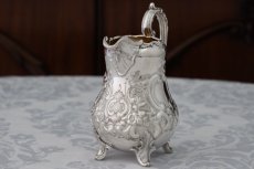 画像18: 純銀製(925) 1863年 バーナード　特級 ヴィクトリアンロココ/ ルイスタイル　ティー&コーヒーセット (18)