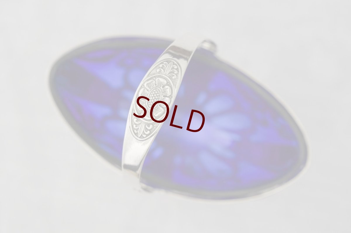 画像5: 純銀製(800-950) フランスインポート　リボンと薔薇のガーランド　シュガーバスケット (5)