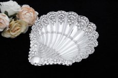 画像1: 純銀製(925) 1897年 Atkin Brothers ロココスタイル  シェル型ディッシュ スモールサイズ (1)