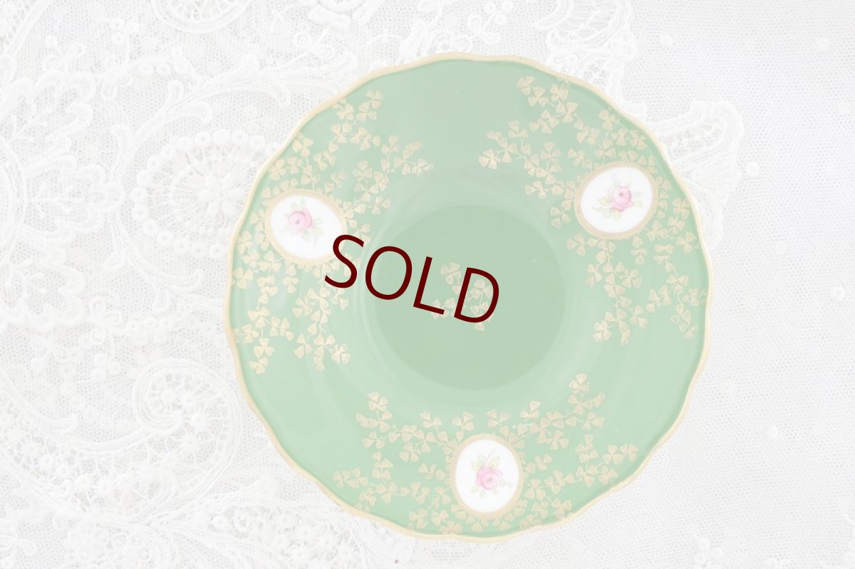 画像5: 純銀製(925)1909年　リボンとお花のガーランドのホルダー　コールポート　薔薇のコーヒーセット (5)