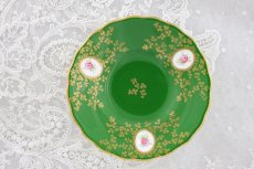 画像5: 純銀製(925)1909年　リボンとお花のガーランドのホルダー　コールポート　薔薇のコーヒーセット (5)