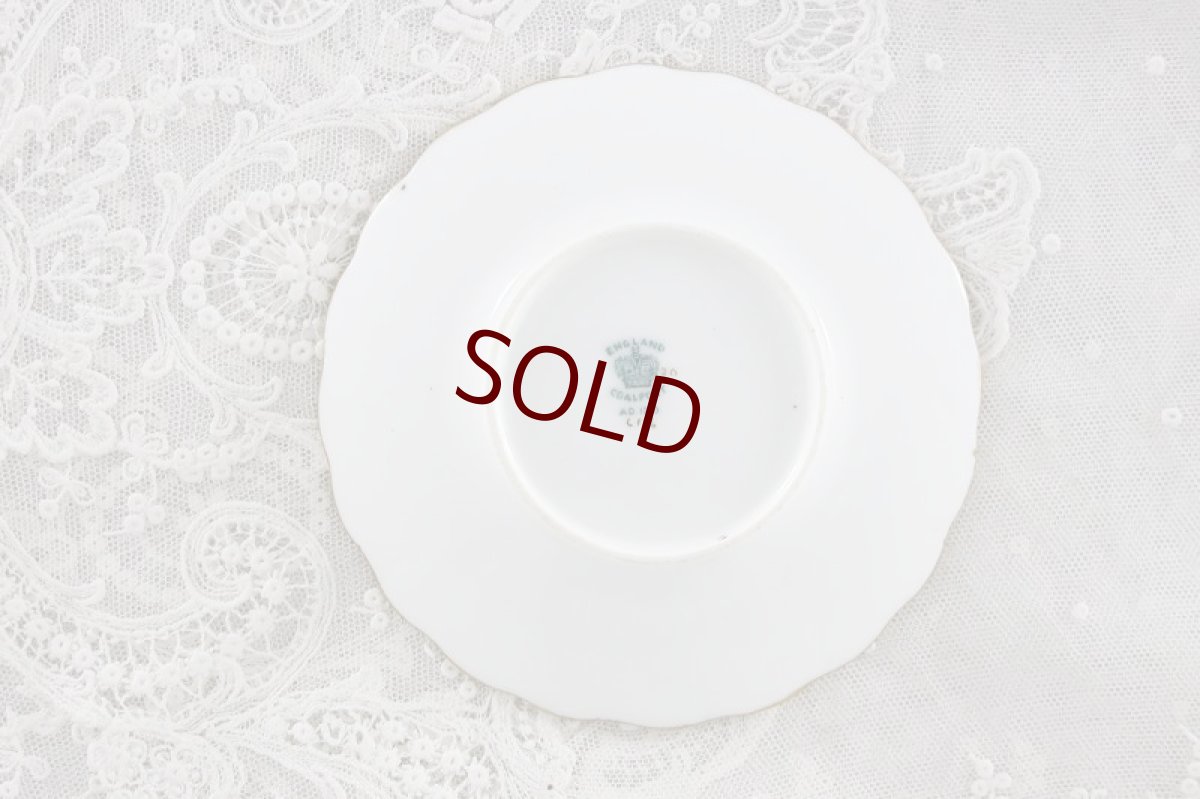 画像6: 純銀製(925)1909年　リボンとお花のガーランドのホルダー　コールポート　薔薇のコーヒーセット (6)