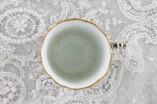 画像7: 純銀製(925)1909年　リボンとお花のガーランドのホルダー　コールポート　薔薇のコーヒーセット (7)