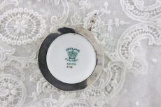 画像8: 純銀製(925)1909年　リボンとお花のガーランドのホルダー　コールポート　薔薇のコーヒーセット (8)