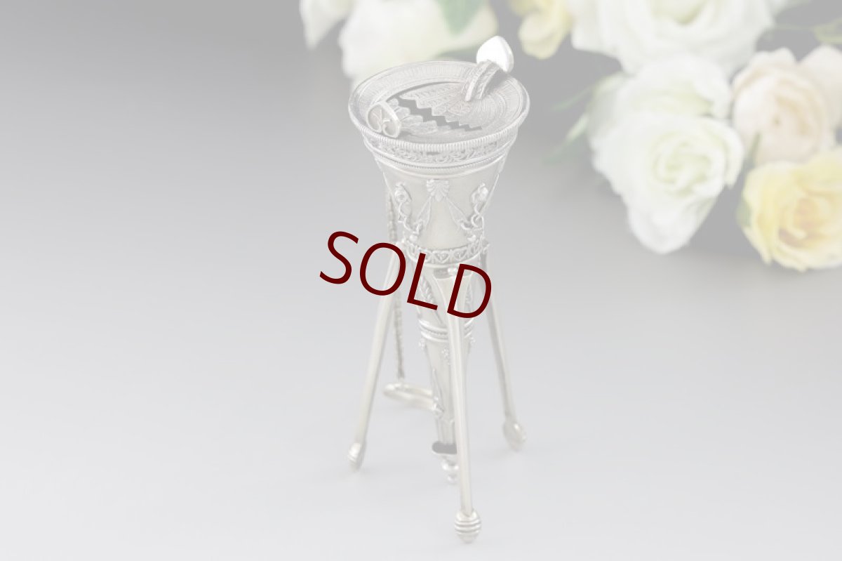 画像2: 純銀製(925) 1880年 特級　希少　ポジーホルダー (2)