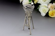 画像2: 純銀製(925) 1880年 特級　希少　ポジーホルダー (2)