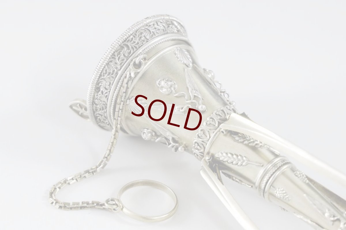 画像5: 純銀製(925) 1880年 特級　希少　ポジーホルダー (5)