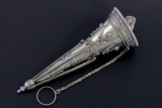 画像1: 純銀製(925) 1880年 特級　希少　ポジーホルダー (1)