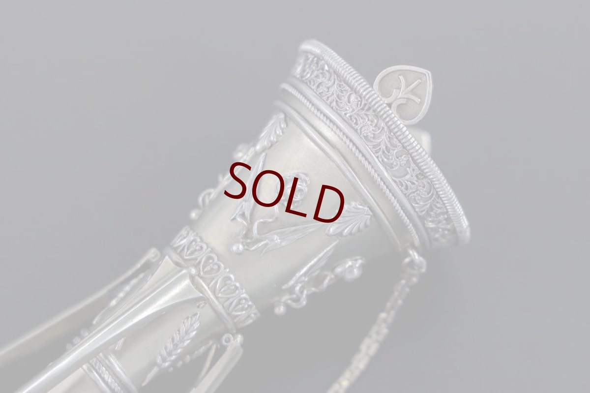 画像8: 純銀製(925) 1880年 特級　希少　ポジーホルダー (8)