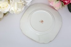画像11: ロイヤルアルバート　ヴィンテージ 金彩　手描き　ケーキ皿　4枚セット (11)
